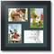 ArtToFrames Collage Photo Picture Frame with 4 - 4x6 inch Openings, Framed in Black with Over 62 Mat Color Options and Regular Glass (CSM-3926-178)